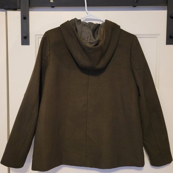 Zara Womens Coat w/ Hood - Picture 3 of 5